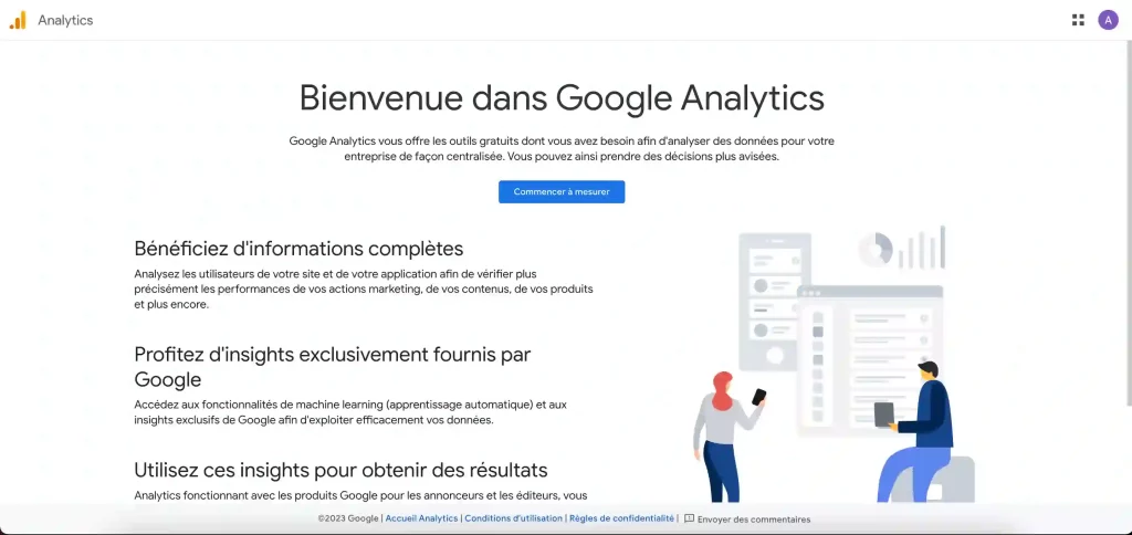 Créer un nouveau compte Google Analytics 4 (GA4)